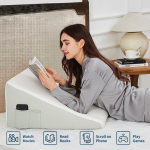 Bed wedge pillow triangle memory foam pillow suitable for napping