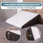 Bed wedge pillow triangle memory foam pillow suitable for napping
