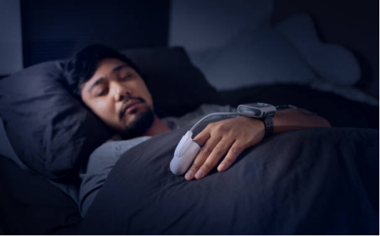 Graph showing improved HRV patterns with stable sleep posture